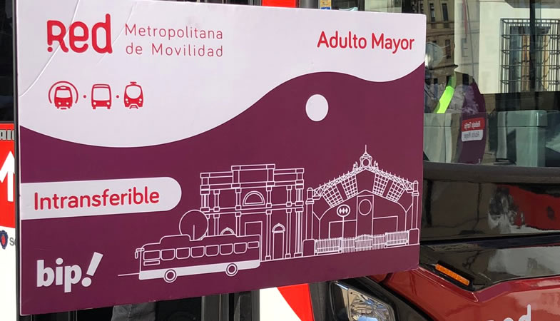 Un año cumple la puesta en marcha de la Tarjeta Bip! Adulto Mayor